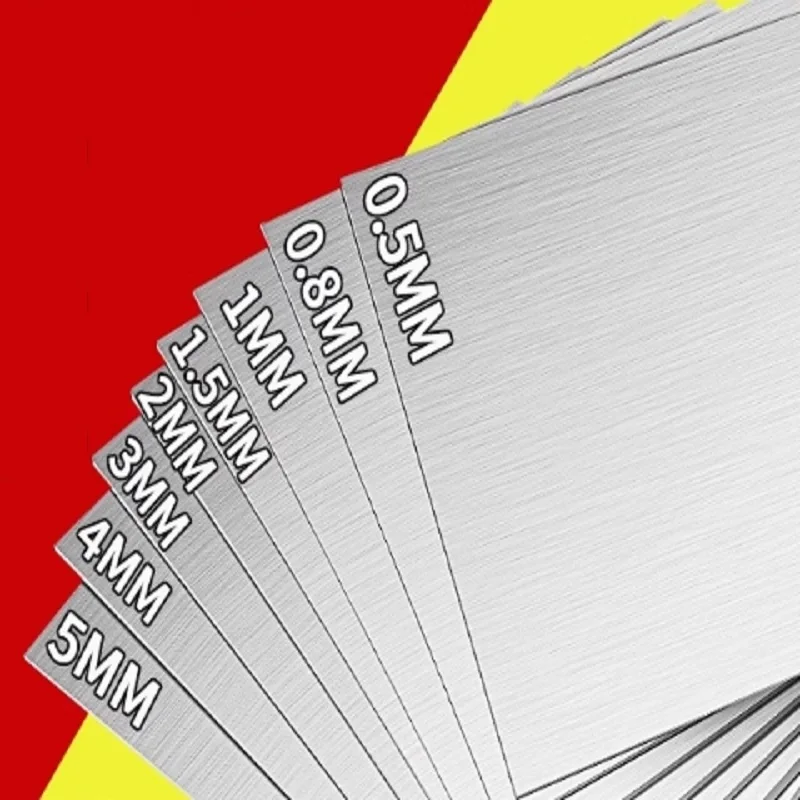 Edelstahlblechplatte 0,1 mm 0,15 mm 0,2 mm 0,3 mm 0,4 mm 0,5 mm 0,8 mm 1 mm 1,5 mm 2 mm 3 mm 4 mm