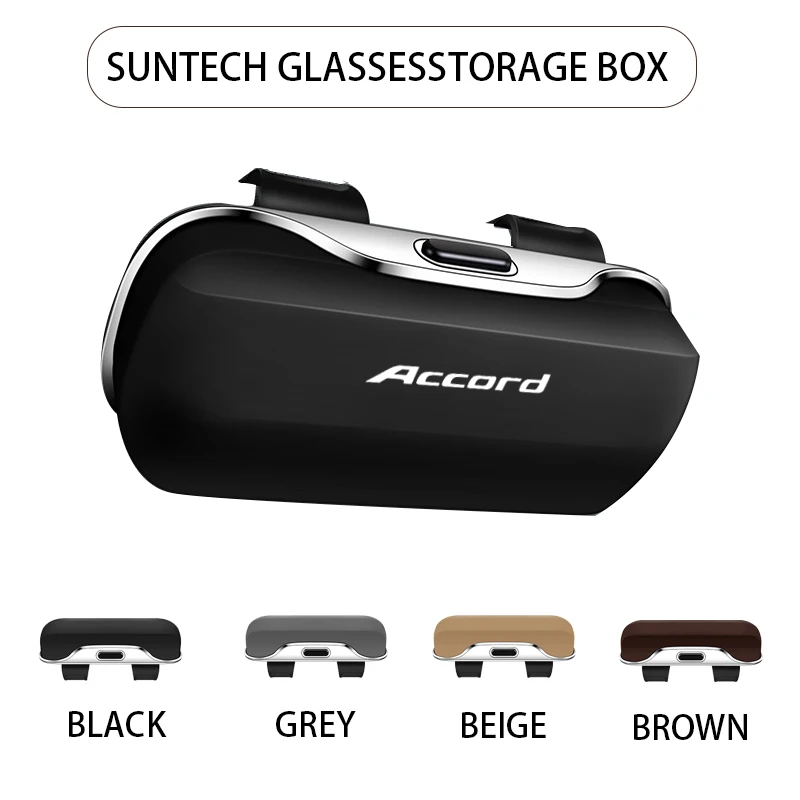 

For Accord 10th Gen 9th Gen 8th Gen 7th Gen 11th Gen Key Accessories Car Visor Sunglasses Car Glasses Case Glasses Holder Clip