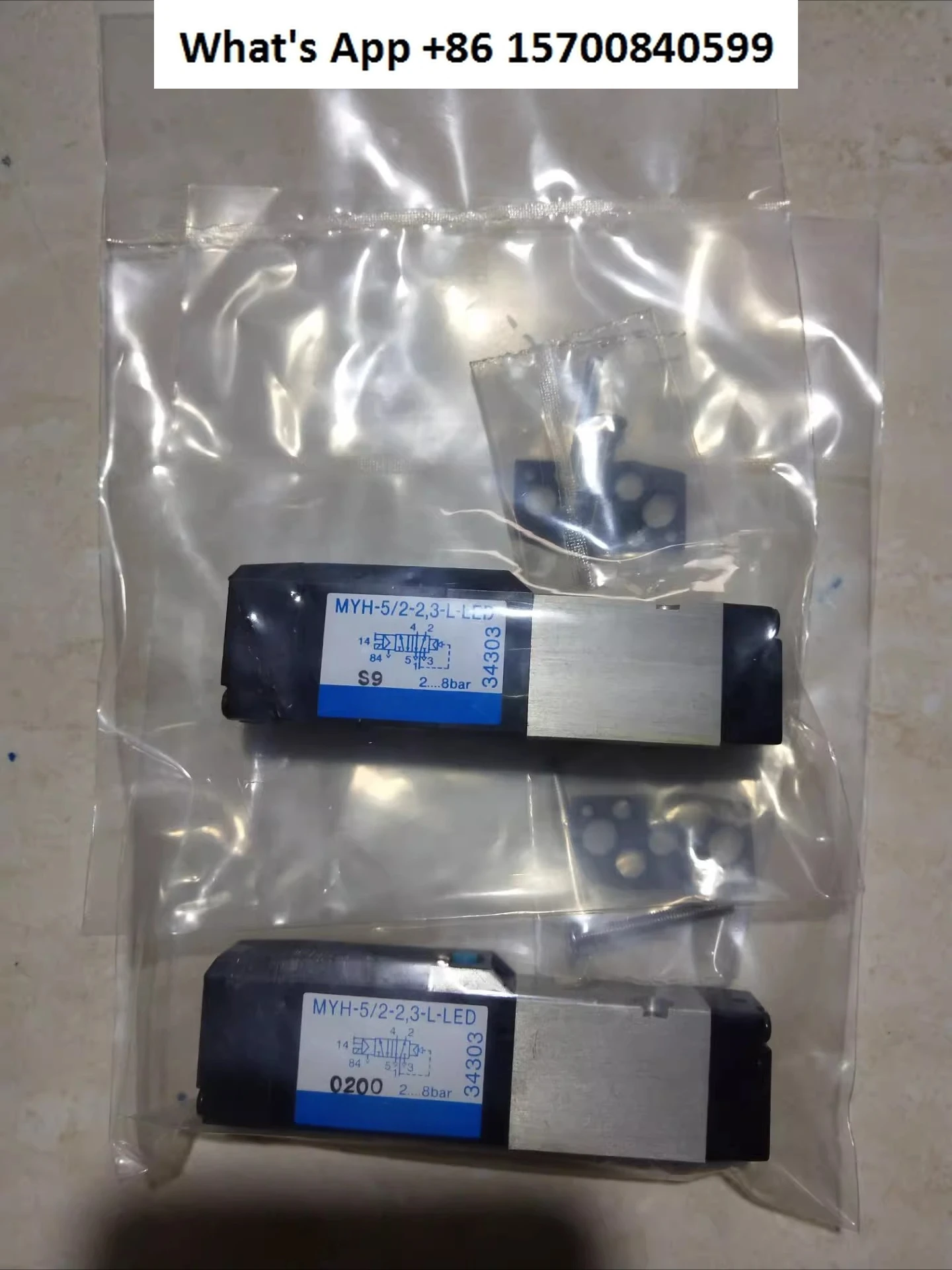 

Solenoid valve MYH-5/2-2, 3-L-LED 34303 PRMY-5-1/8-4 34336