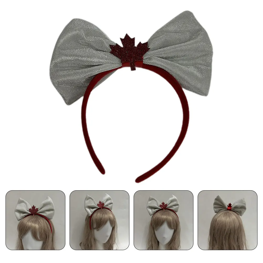 

Cute Bow Headband For Women Girls Decorative Party Festival Cosplay Hair Accessories Anti-Slip Stretchy Big Bow Knot Headdress