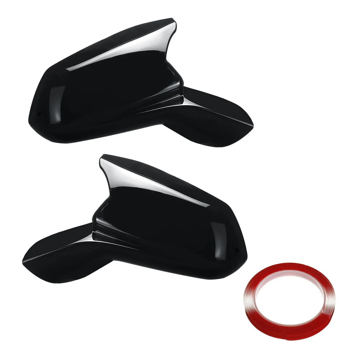 2x Mirror Cap Cover For Chevy Camaro SS RS ZL1 LT 2016 2017 2018 2019 2020 2021 Horn Style Door Side Rearview Mirror Cover Cap