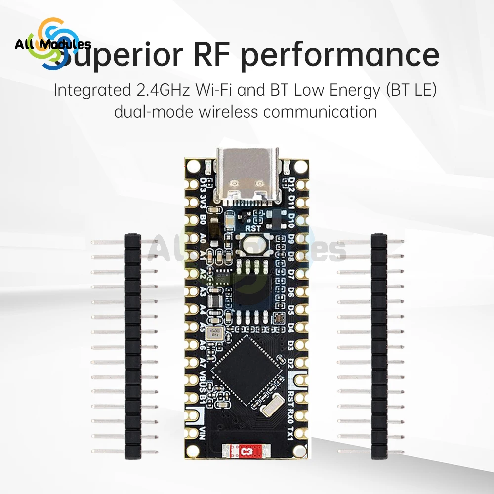 ESP32-S3 Nano WiFi Bluetooth Development Board IoT Development Board Based on ESP32-S3R8 for Arduino