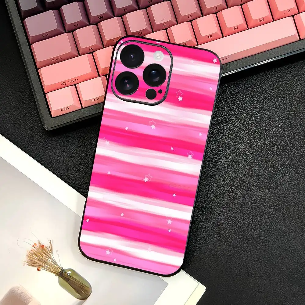 حافظة ستار جماليات ملونة ولامعة لهاتف 12-17 (Air/Plus/Pro Max) - هدية رائعة