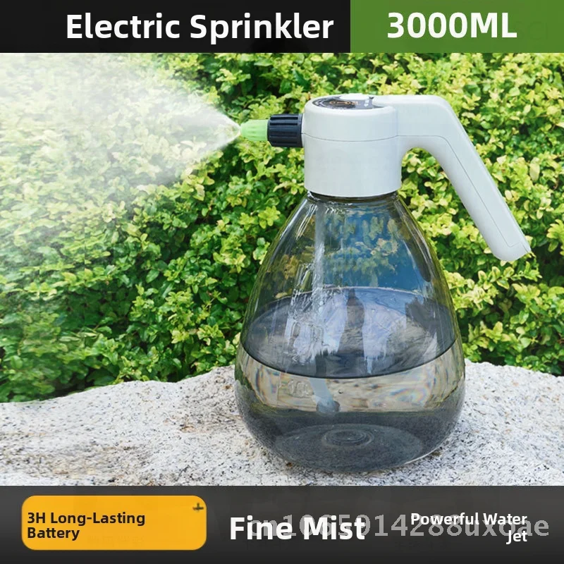 Rechargeable Electric Watering Can Sprayer for Gardening And Disinfection Dual-Purpose Rose Spray Nozzle Household Essential