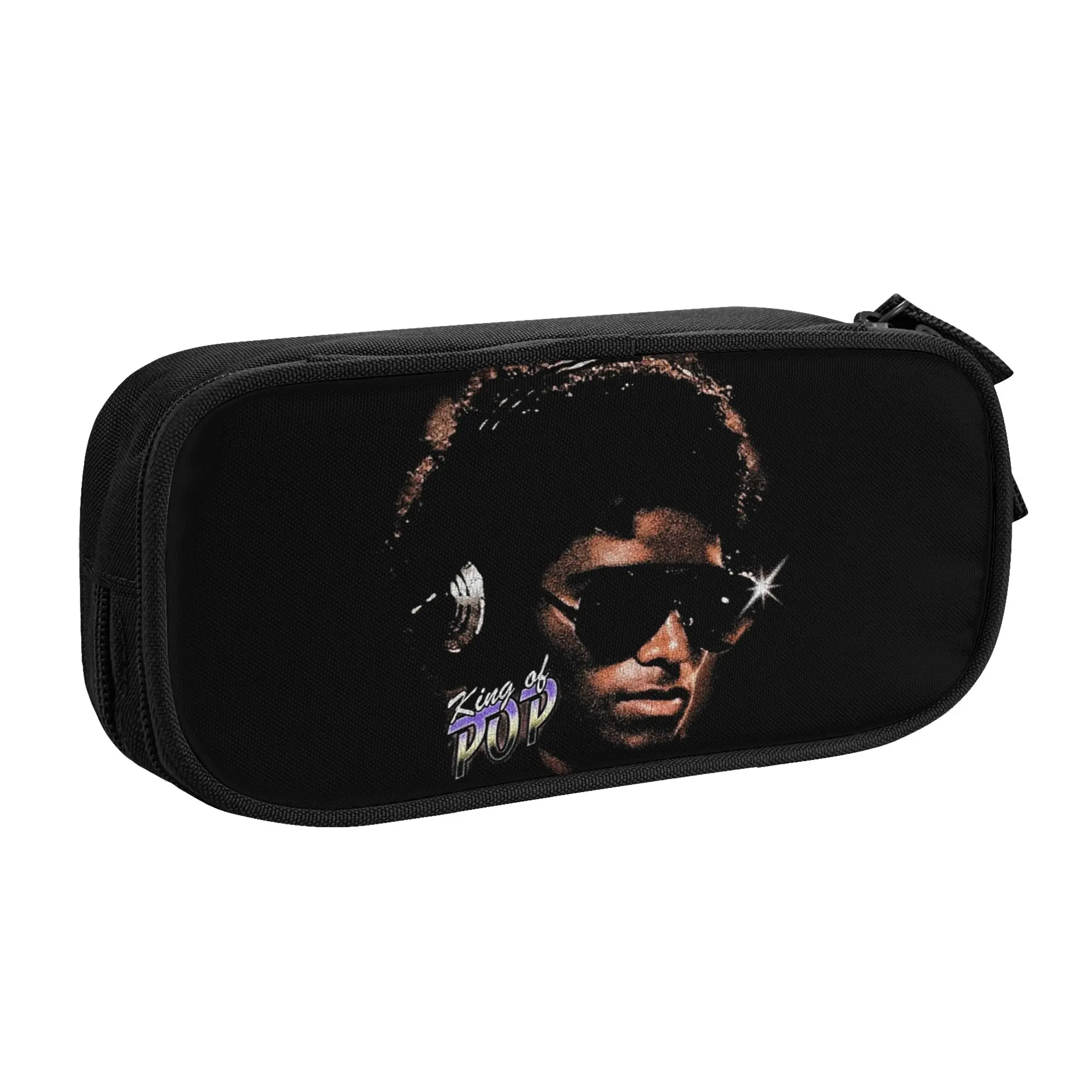 

Винтажные пеналы King of Pop с Майклом Джексоном, милые пеналы-коробки для ручек, сумки для карандашей для девочек и мальчиков, большие школьные подарочные пеналы для студентов