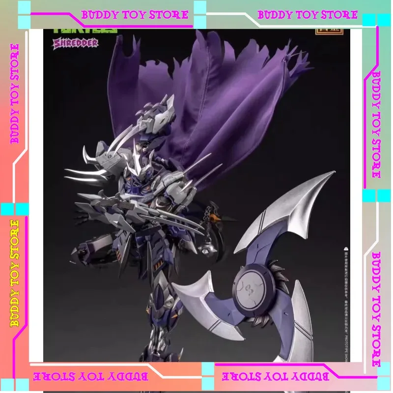 

New HEATBOYS Anime Teenage Mutant Ninja Turtles Shredder Alloy Action Figures Ninja Anime Characters Toys Collection Model Gifts