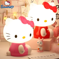 New sanrio Hello Kitty Creative Cute Cartoon Children's Desk Lamp Gift Personalized Anime Movie Kawaii Bedside Lamp for Bedroom