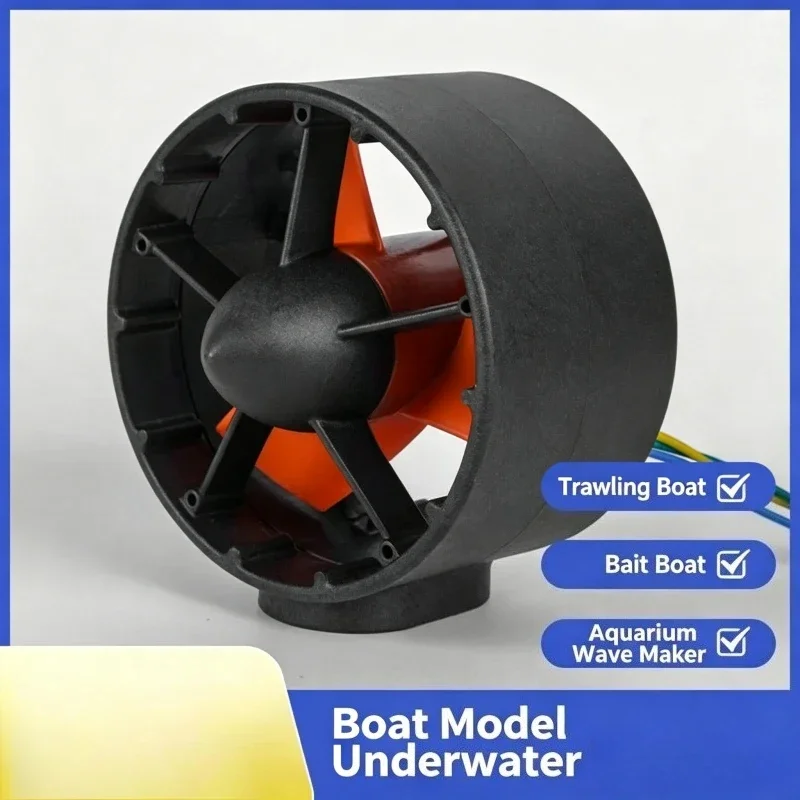 12-24V 400W ROV Underwater Thruster CCW/CW Propeller Brushless Motor Drive Engine 7KG Thrust for Underwater Robot RC Bait Boat