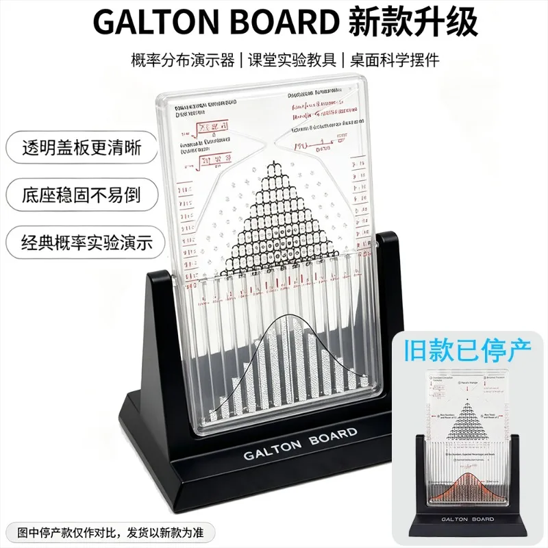 Probability Statistics Teaching Tool  Galton Board Demonstrates Normal Distribution  Math Toy