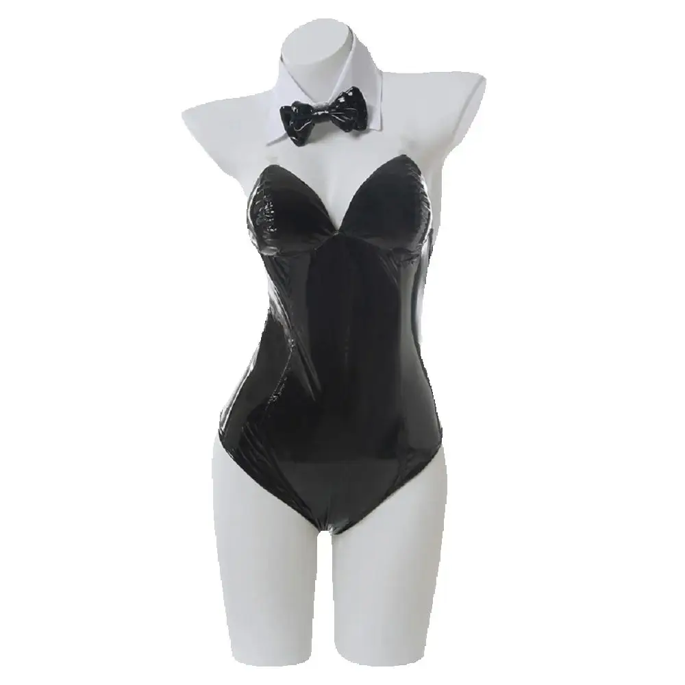 

Anime Cos Darkness Eve Bunny Girl Leather Cosplay Costume