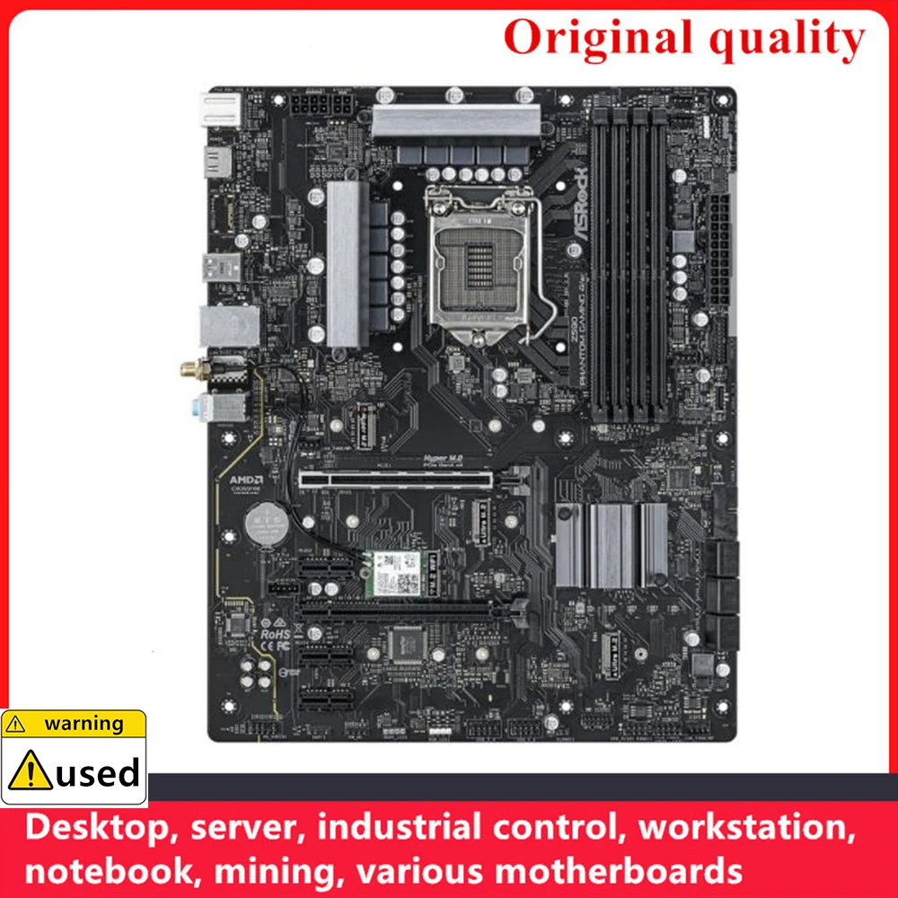 Used For ASROCK Z590 Phantom Gaming 4/ac Motherboards LGA 1200 DDR4 128GB Intel Z590 Desktop Mainboard M.2 NVME SATA III USB3.0