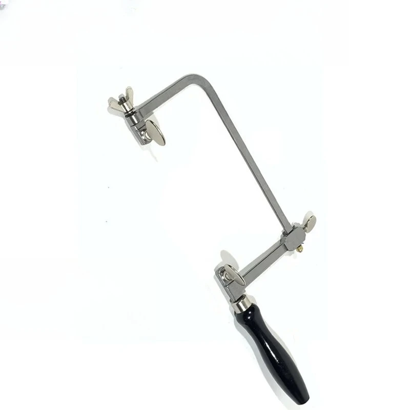 Black handle movable saw bow, mini U-shaped woodworking latte hand