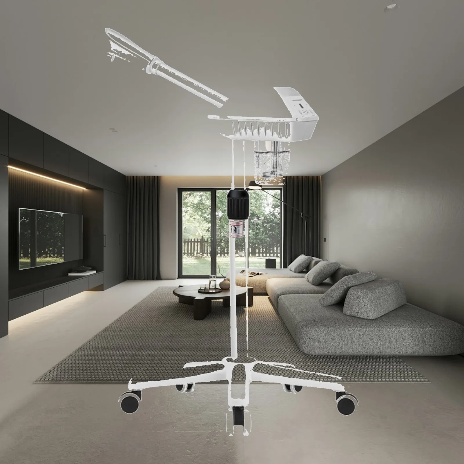 mobile-facial-steam-sprayer-unit-with-oil-add-opening-and-five-leg-wheel-base-for-beauty-studio