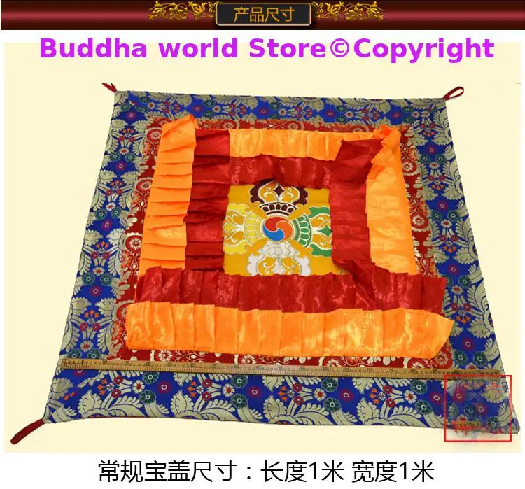1 Meter Buddhist supplie Buddhism family Temple Embroidery figure of the Buddha Hanging Altar Vajra suspended ceiling curtain