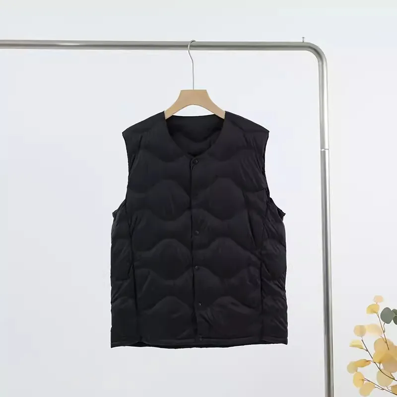 Ultraleichte weiße Enten Daunen weste Jacke neue Herbst Winter Männer Big Size Daunen weste Mantel Parkas männlich ärmellose kurze warme Tank