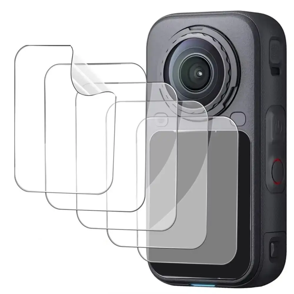 1/3/5Pcs Soft Hydrogel Protective Films HD Anti-scratch Screen Protector Clear Camera Screen Cover for Insta360 X6