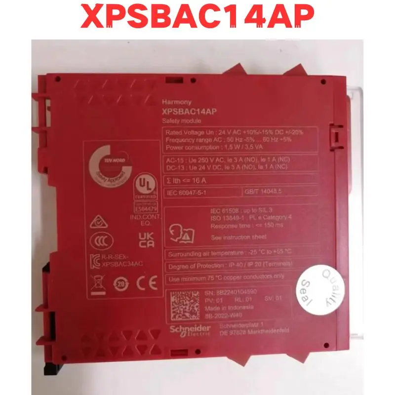 Latest Quotation New Original XPSBAC14AP Relay