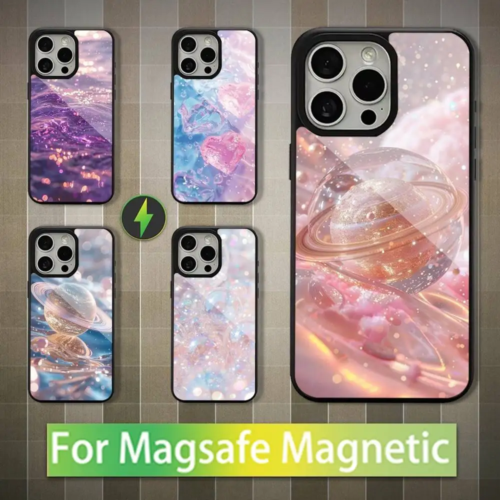 

Pink Dreamy Landscape Phone Case For iPhone 16,15,14,13,12,11,Pro,Max,Plus,Mini,Magsafe,Magnetic Wireless Charging Case