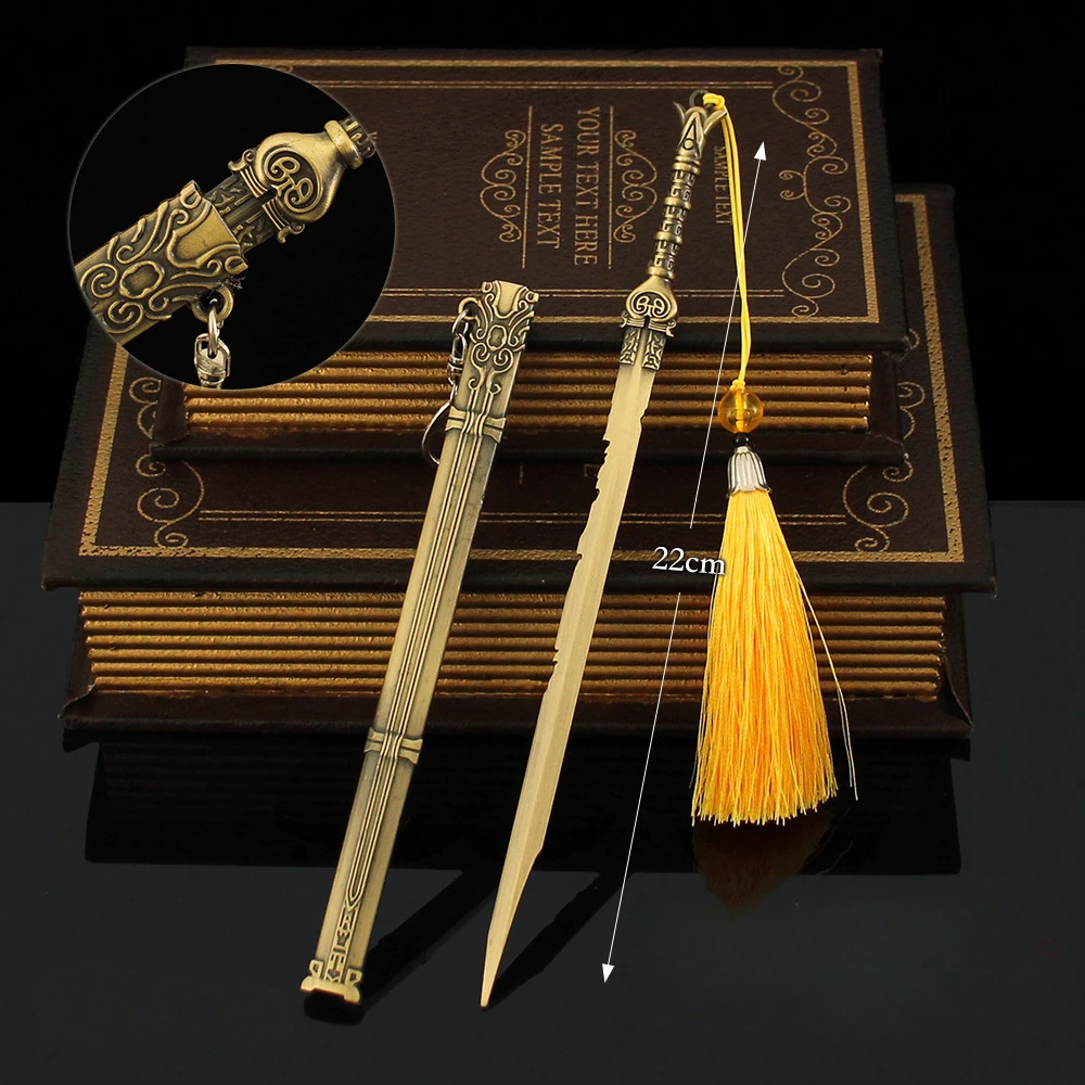 

22cm/8.66in Sword Dynasty Film And Television Peripherals Weapon Model Cosplay Swords Props Funny Gifts Desk Ornaments Decor