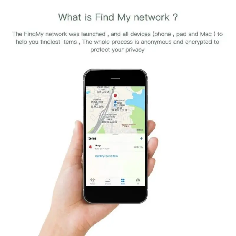 Mini traqueur GPS compatible Bluetooth pour Find My App, localisateur de clé Itag, recherche de positionnement globale, iTag intelligent pour