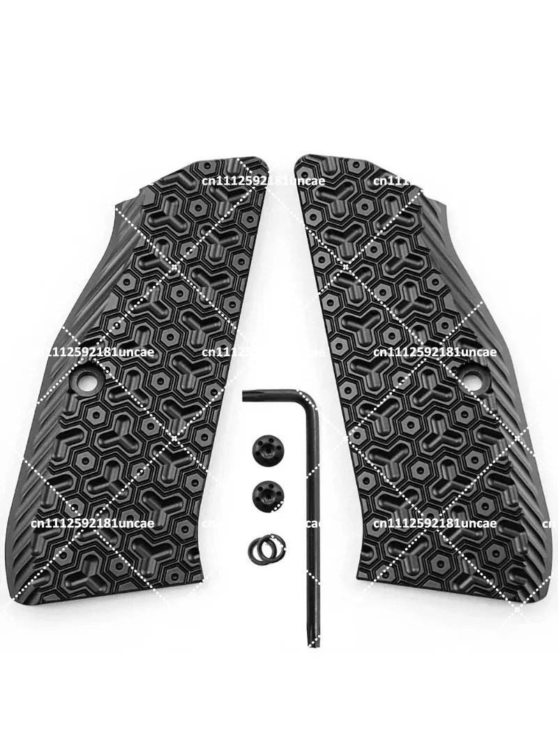 Aluminum Alloy Grips for Full Size SP-01 Series Shadow 2 75B BD with Screws