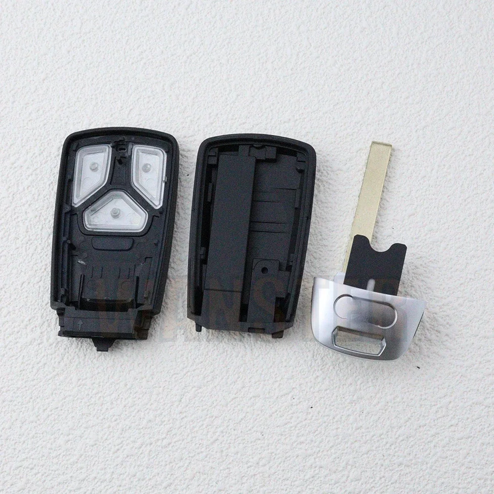 3 4 Bottons Car Smart Remote Key Fob Shell Case Housing for Audi A4 A5 A4L A6 A6L S4 S5 Q3 Q5 Q7 TT 2016 2017 2018 2019 2020