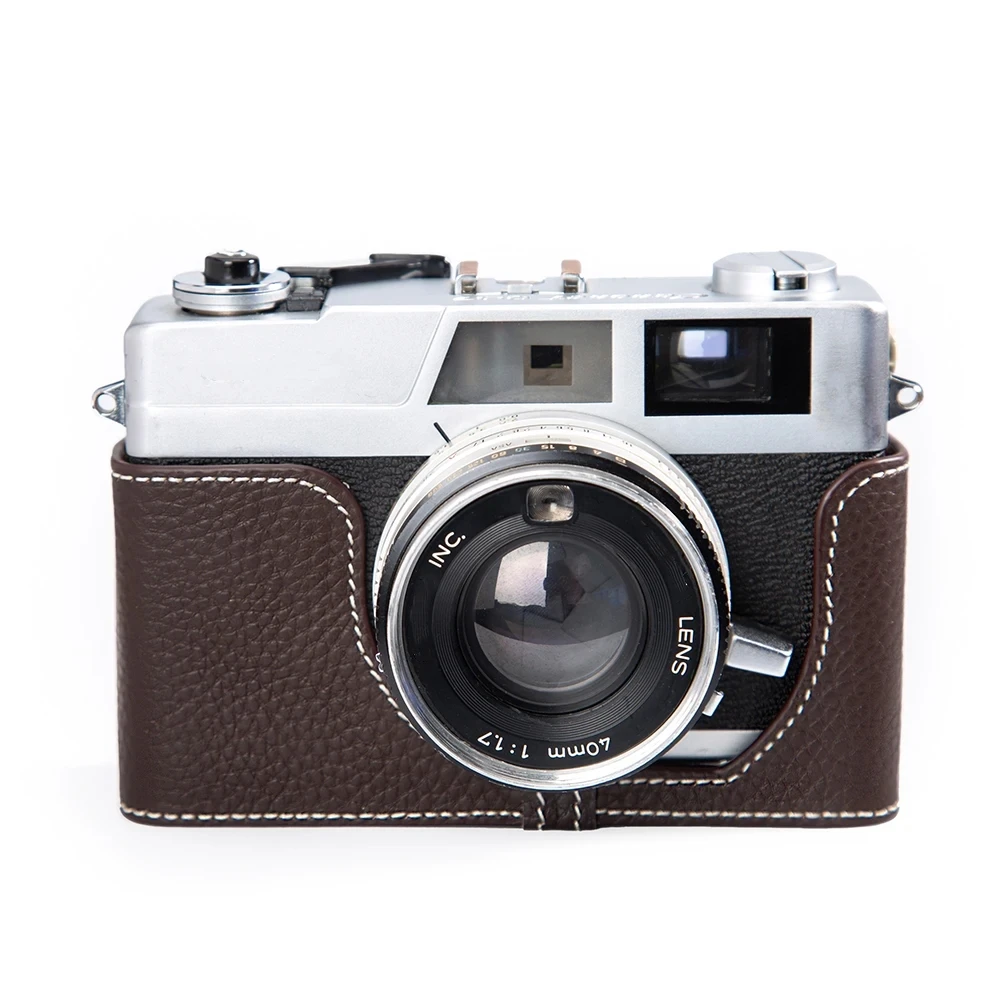 For Canon QL17 II/17 III QL19 II/19 III Case Leather Camera Bag