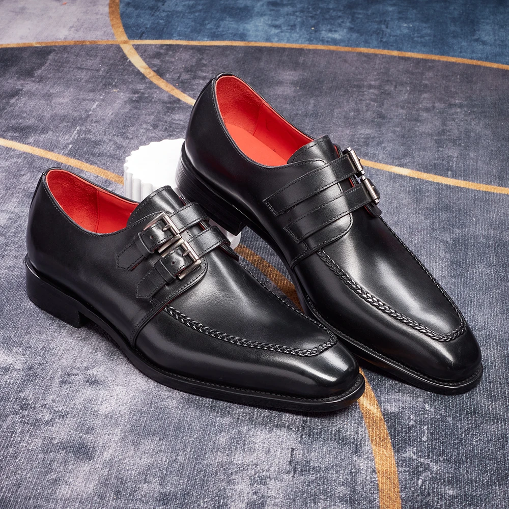 Men Casual Leather Shoes Dress Leather Loafers Men Classic Casual Business Shoes Trend Formal Party Social Leather Shoes Male