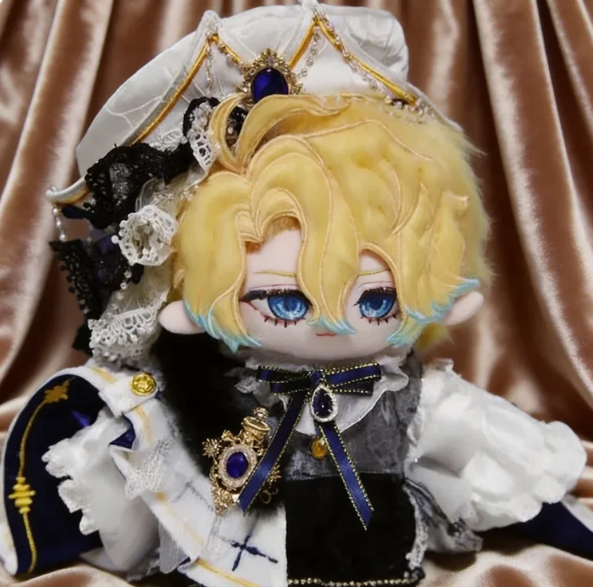20cm Anime Record of Ragnarok Poseidon Role Plushies Kids Toys Cute Cosplay With Skeleton Body Dress Up Dolls Figures Gifts