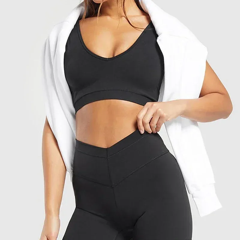 Seamless Sports Bra Spandex  Woman Fitness Elastic Breathable Breast Enhancement Leisure Sports Underwear