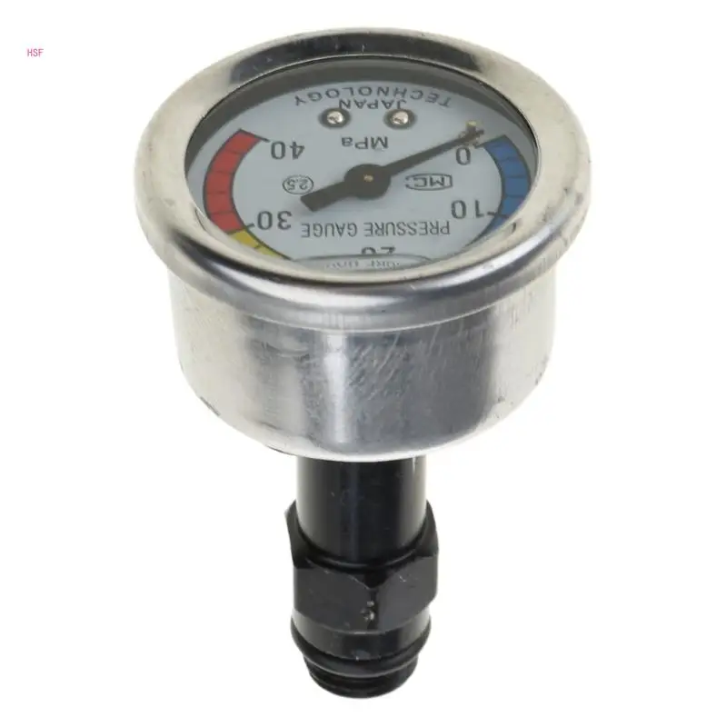 0-25Mpa High Pressure Cleaning Machine Fitting M14 Thread Pressure Gauge for 220V Household Handheld Washing Machine