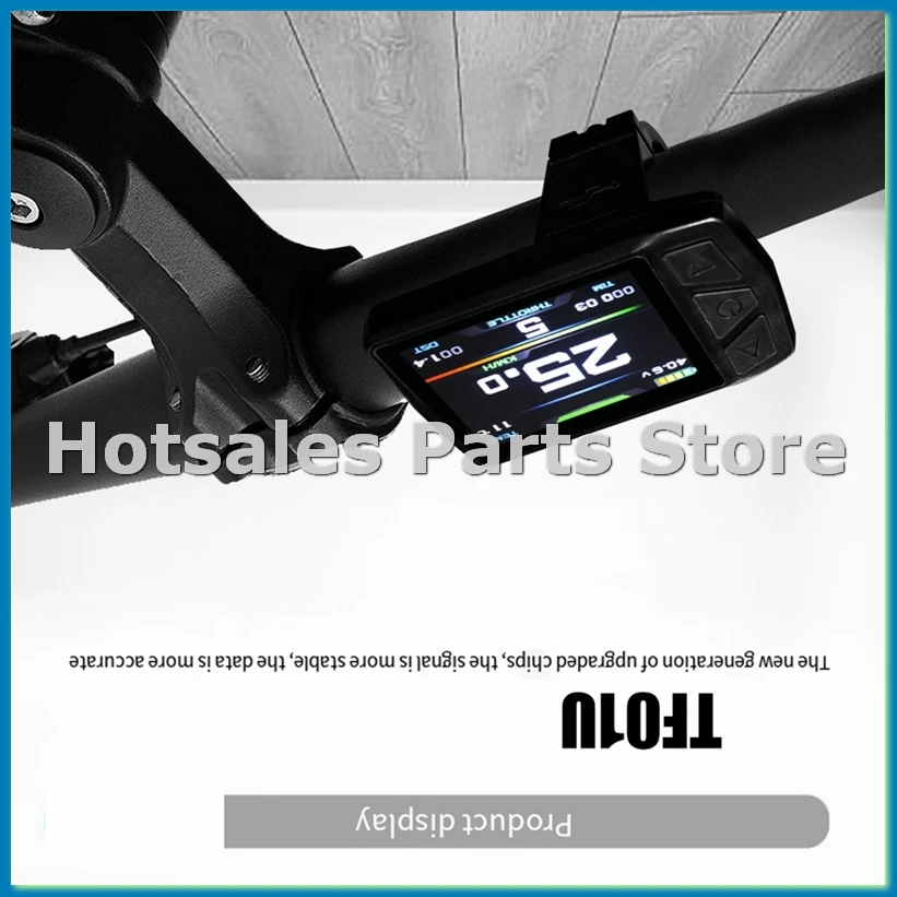 

Дисплей для электровелосипеда KT TF01U 24В 36В 48В, интеллектуальный цветной ЖК-дисплей, водонепроницаемый, с разъемом SM, для электровелосипедов - A33R