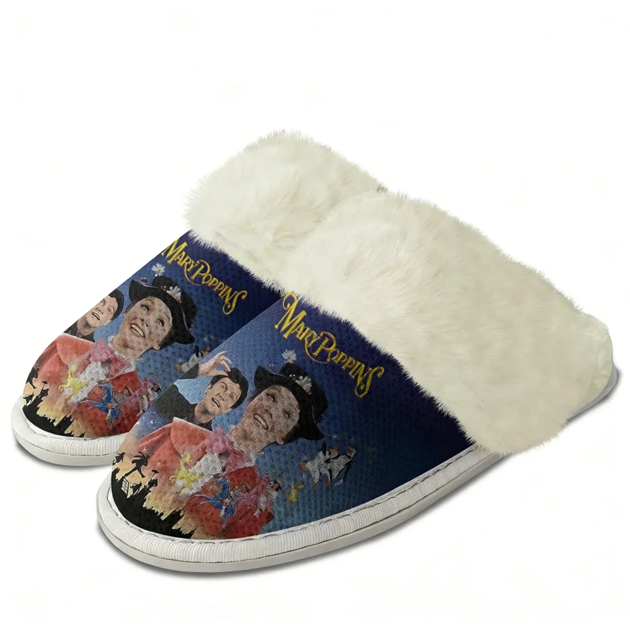 

Mary-Poppins Plush Edge Warm Shoes Mens Womens Home Casual Slipper Bedroom Fashion Thermal Lightweight Shoe Custom Slippers