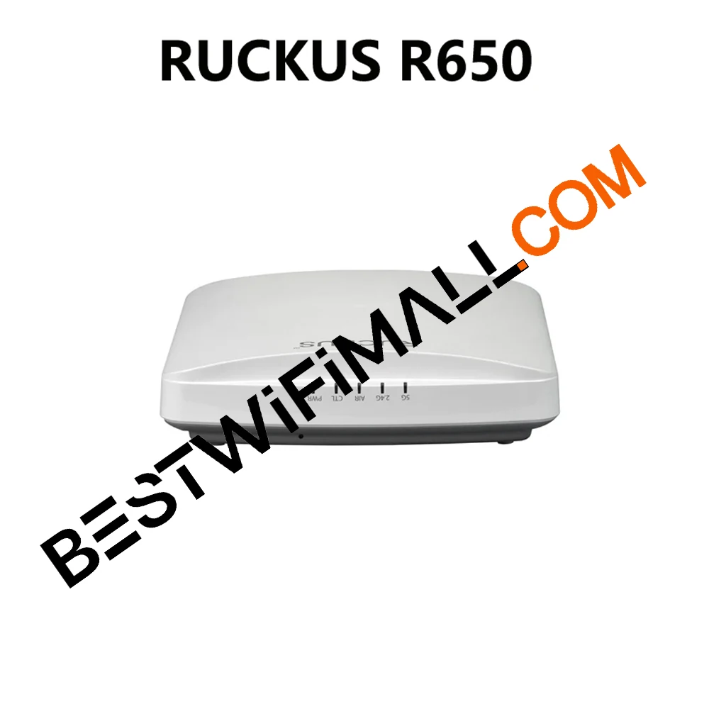 شبكات RUCKUS R650 901-R650-WW00 901-R650-EU00 802.11AX Wi-Fi 6 WPA3 4x4 SU-MIMO MU-MIMO 2.5Gbps نقطة وصول WiFi داخلية