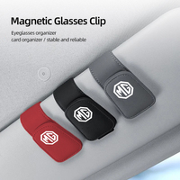 Car Interior Glasses Storage Clip Car Visor ID Card Storage Bracket For Morris Garages MG ZS 5 7 6 Cyberster MG4 EV ES5 HS ONE