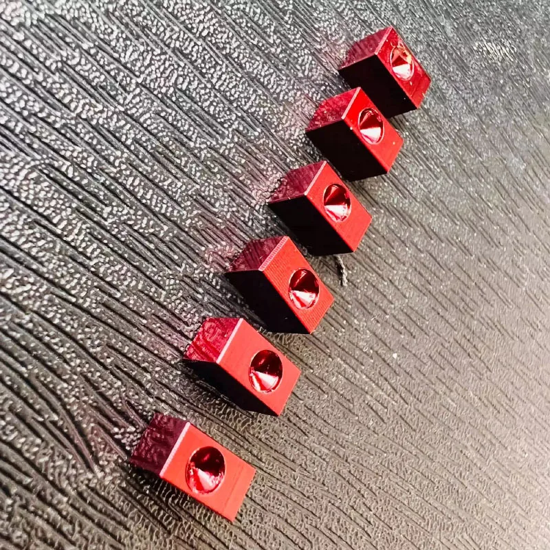 Titanium Alloy Series Red Pressure Chord Block, Non Fading and Non-Rusting Ibz Electric Guitar, Double Rocking Bridge Accessorie