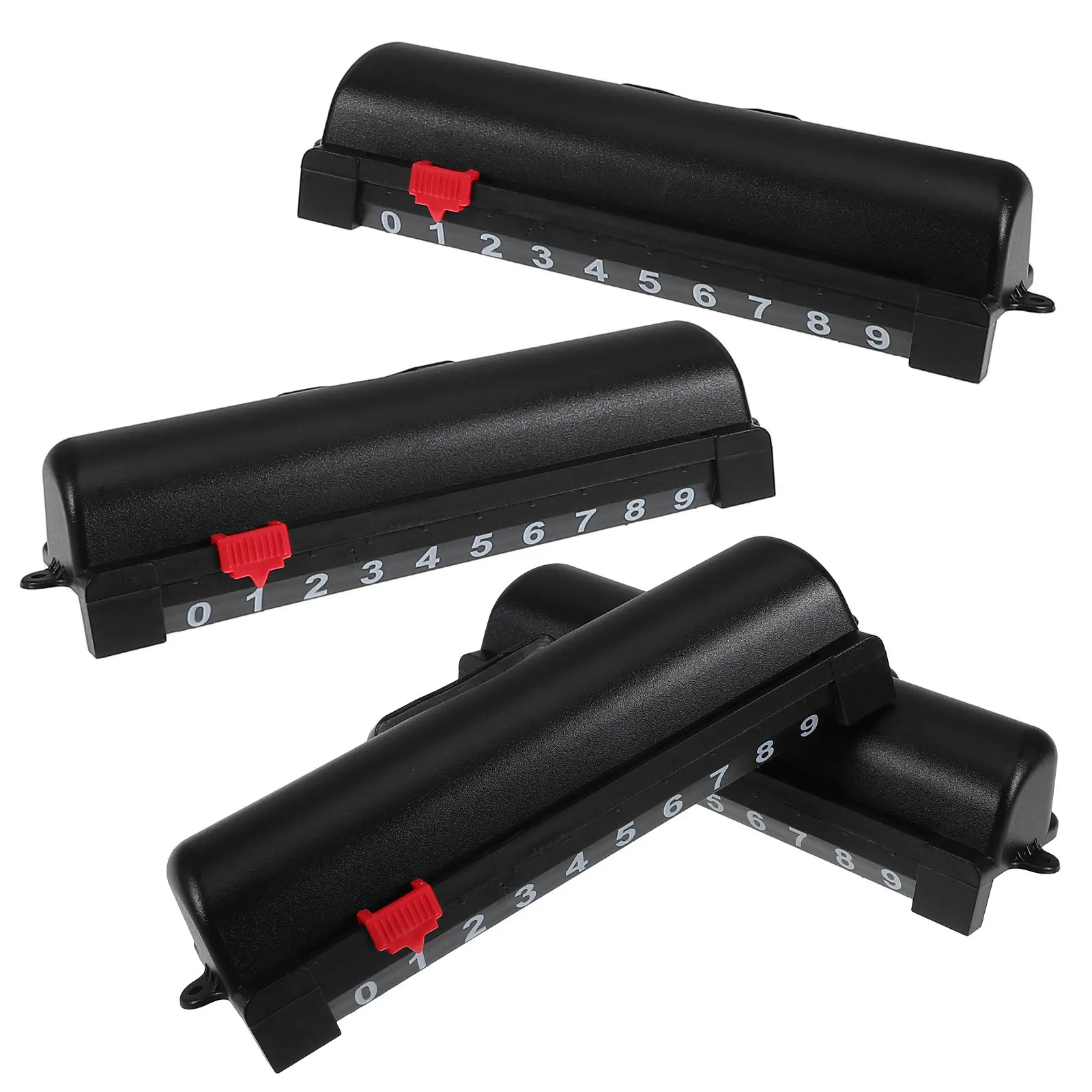 

4Pcs Hockey Table Accessories Black Plastic Scoreboard Scoring Units Tabletop Game Counter for Air Hockey Table Game