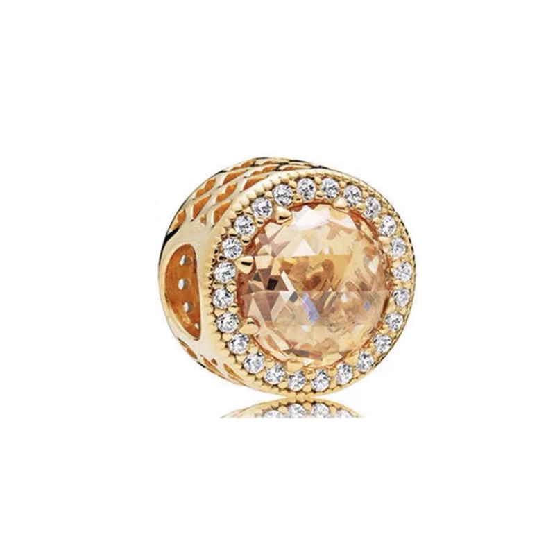 رائجة البيع تألق بافي ونجمة واضحة سيريز الوردي البحر الأخضر الأزرق الداكن خرز تميمة صالح الأساور الأصلية DIY بها بنفسك النساء مجوهرات هدايا