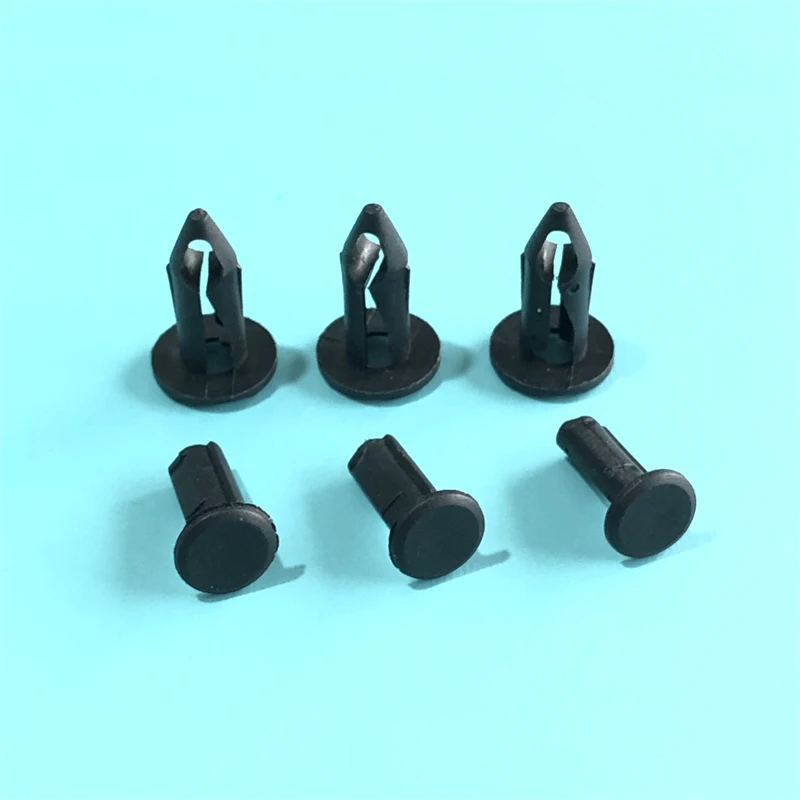 50PCS Fender Rivet Retainer Fastener Mud Flaps Bumper Push Pin Clips 8mm 5/16