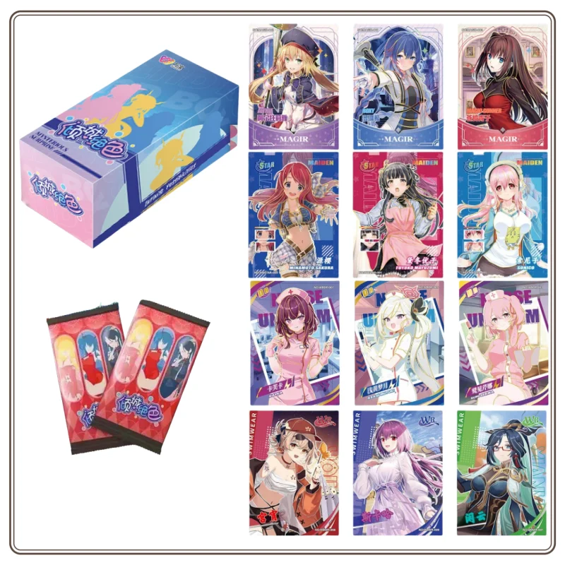 В наличии Exceedingly Beautiful Women Goddess Story Collection Card для детей Shinjou Akane Elegant Cute Limited Game Card Toys