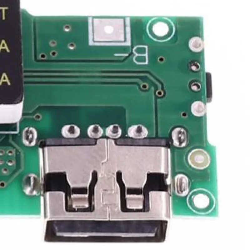 

18650 Lithium Battery Charger Circuit Protection Board with Overcharge LED Display Dual USB Mini Type-C Power Bank Module