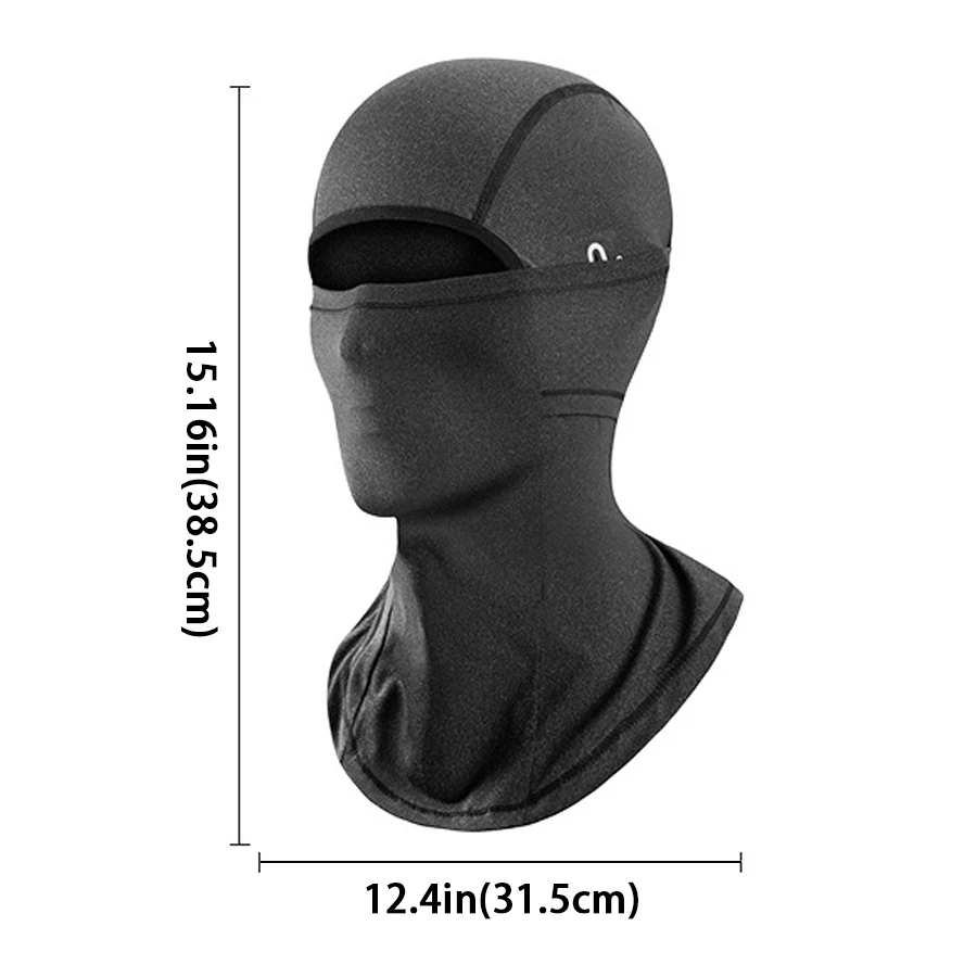 Breathable Balaclava Face Mask UV Protection Thin Motorcycle Helmet Liner for Men Women Cycling Skiing Outdoor Sports