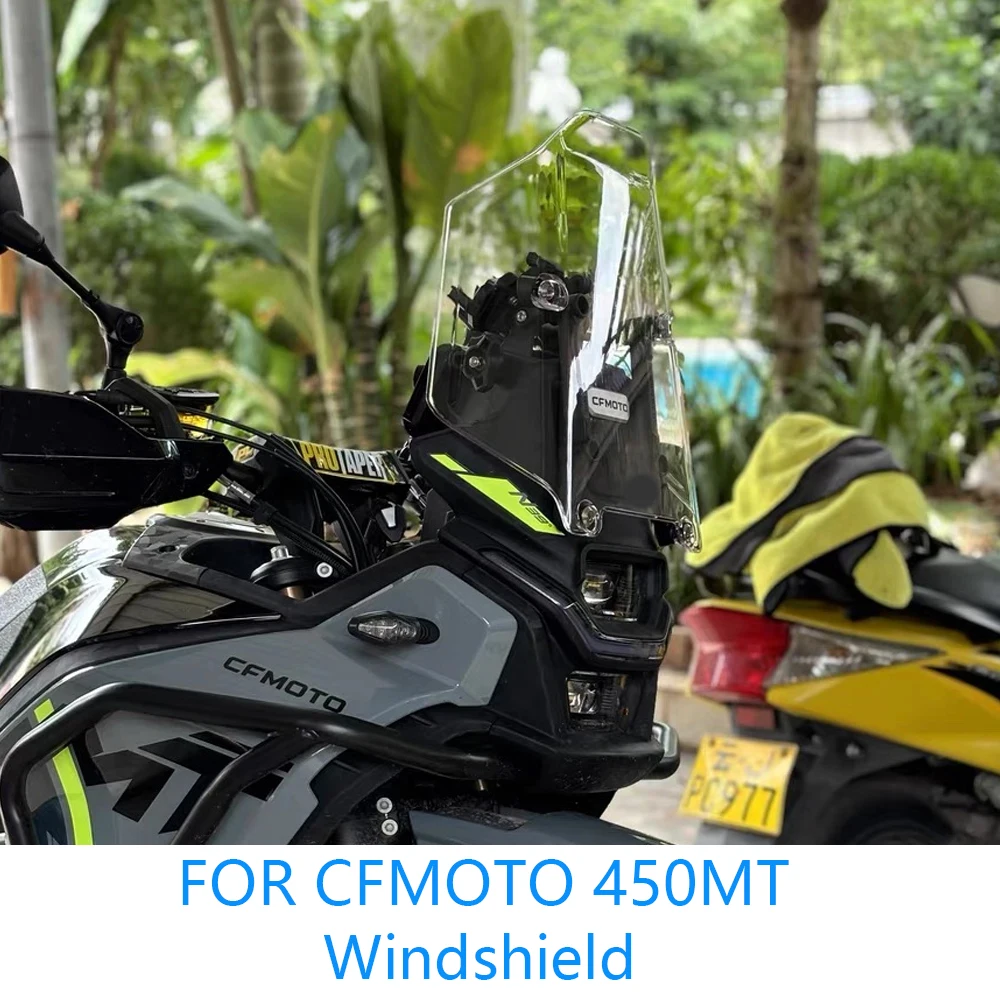 

2024 450MT Windshield for CFMOTO 450-MT NEW Motorcycle Front Windshield MT450 450 MT Longer and Wider Windshield