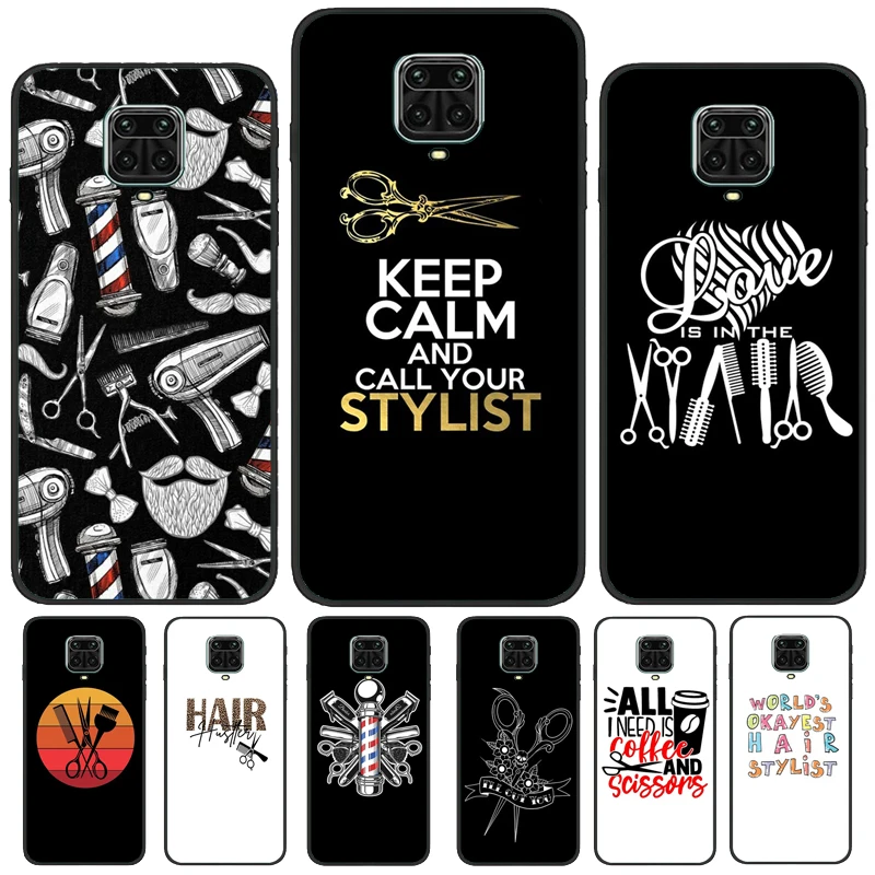 Hair Stylist Hairdresser Case For Xiaomi Redmi Note 12 Pro 8 9 10 11 Pro Note 12S 11S 10S 9S 9C 10A 10C 12C Cover