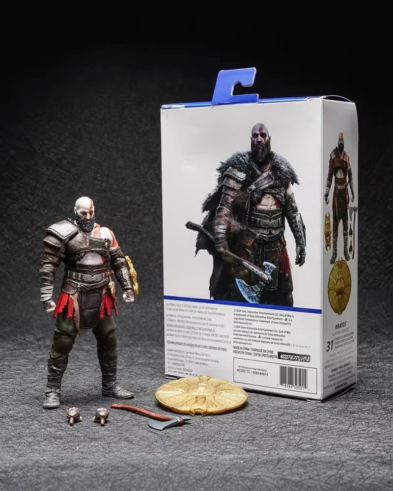 Wholesale Original  The Shapes Collection God of War : Ragnarok 6'' Action Figures Kratos Atreus GK Model Garage Kits