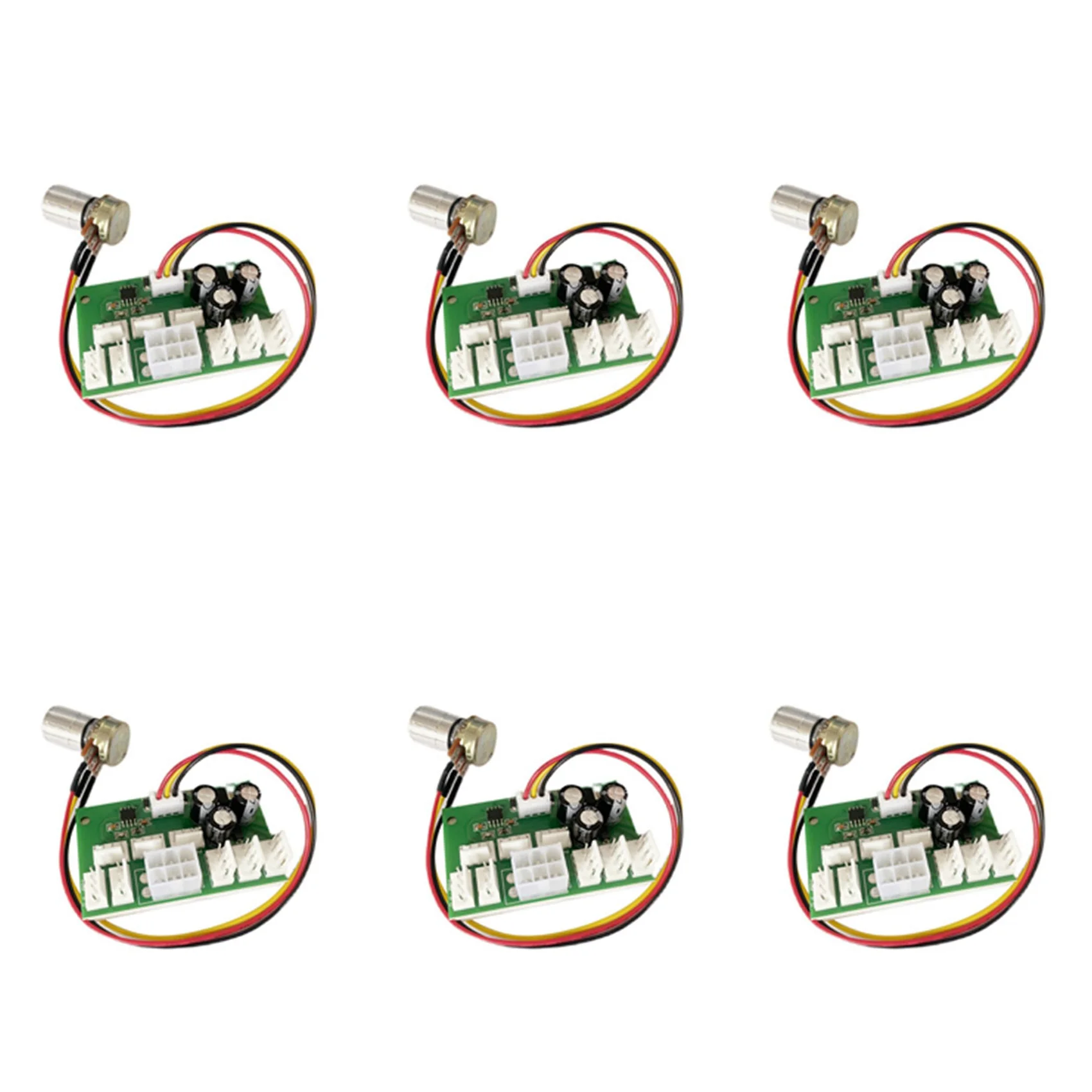 ABRI-6X Computer Case Miner Fan Speed Controller 8-Channel Fan Hub PWM High-Power Violent Fan Controller Fan Speed Governor