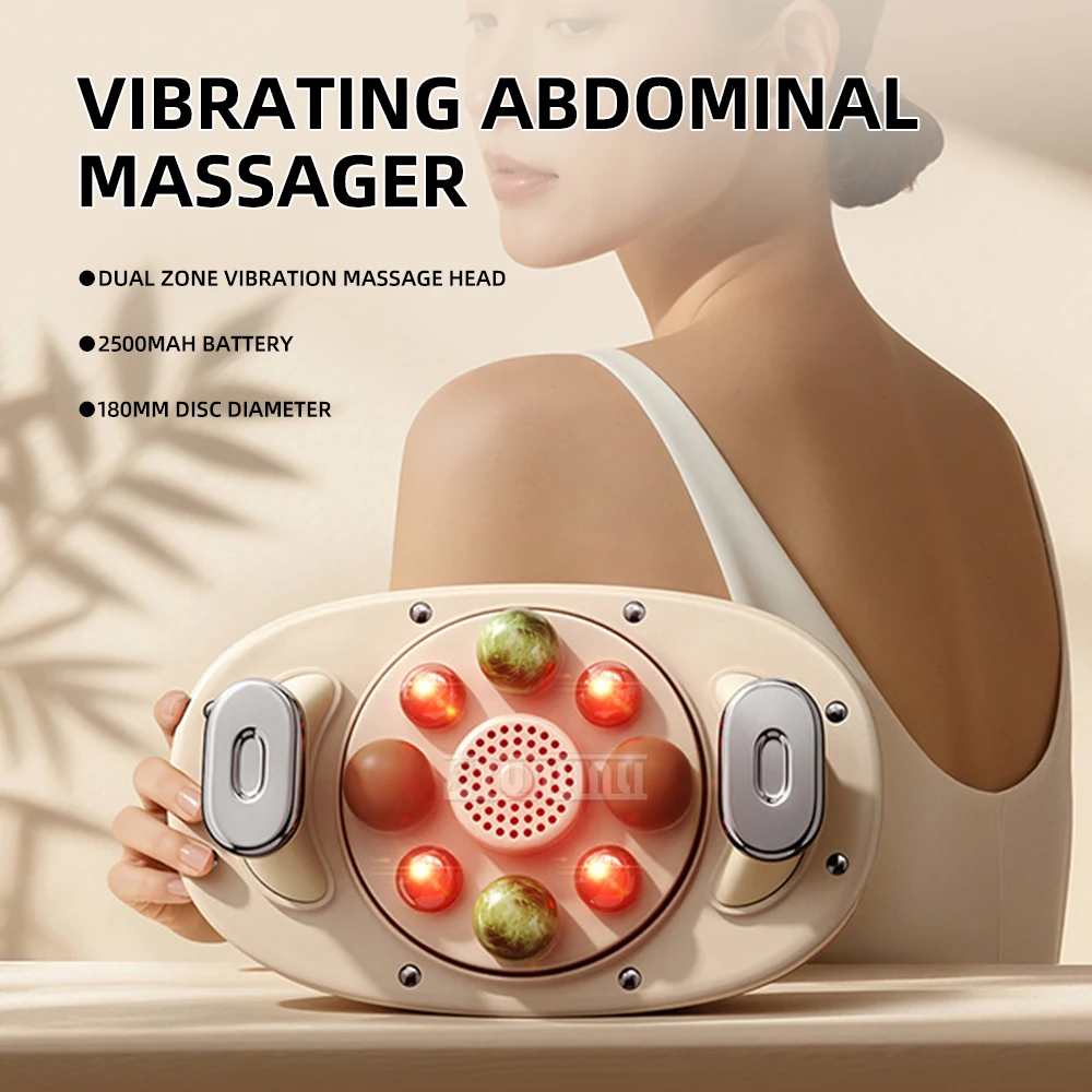 

Rub Instrument Abdominal Massager Belly Rub Artifact Belly Warm Waist Belt Massage Instrument