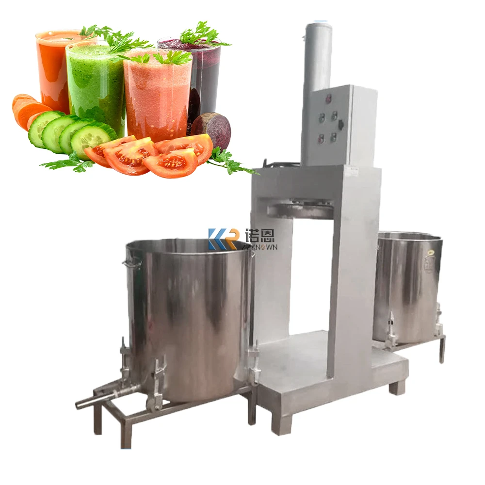 Máquina extractora de zumo prensado, exprimidor hidráulico comercial de prensado en frío, equipo de procesamiento de vegetales y frutas de jengibre
