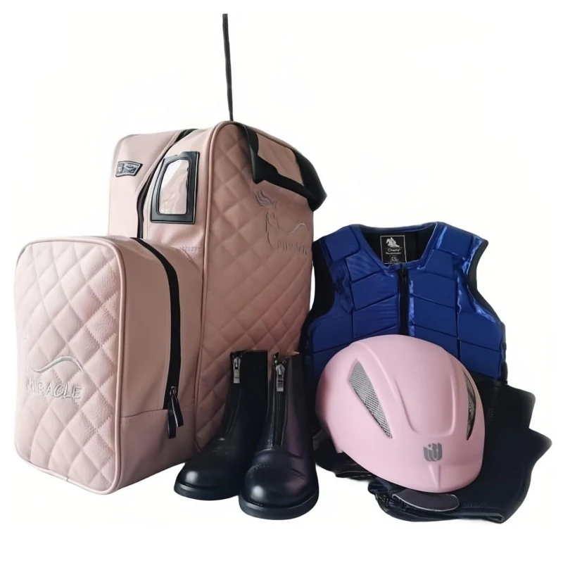 Adults Men Women Large Capacity Horse Riding Bag Waterproof Riding Helmet Holder English Equestrian Storage Bag Carry All