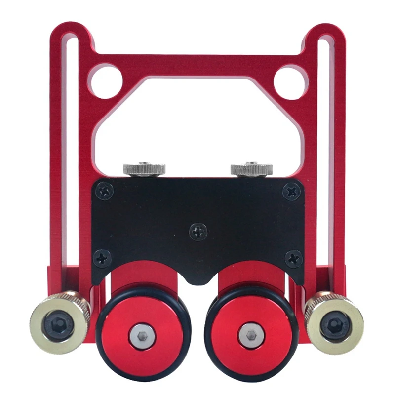 

1Set Roller Guides Feather Board Multi-Purpose Clear-Cut Anti Rebound Safety Pushing Auxiliary Tool Red